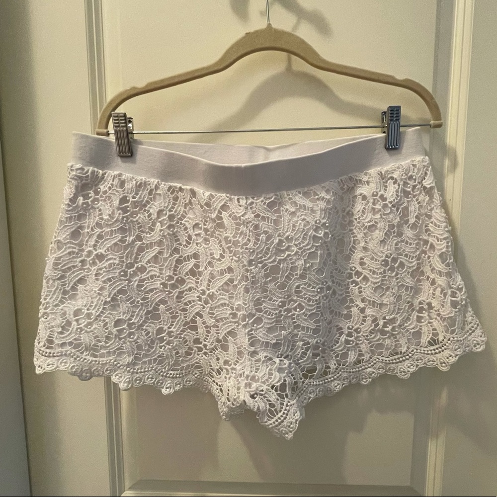 White Lace Lilly Pulitzer Shorts